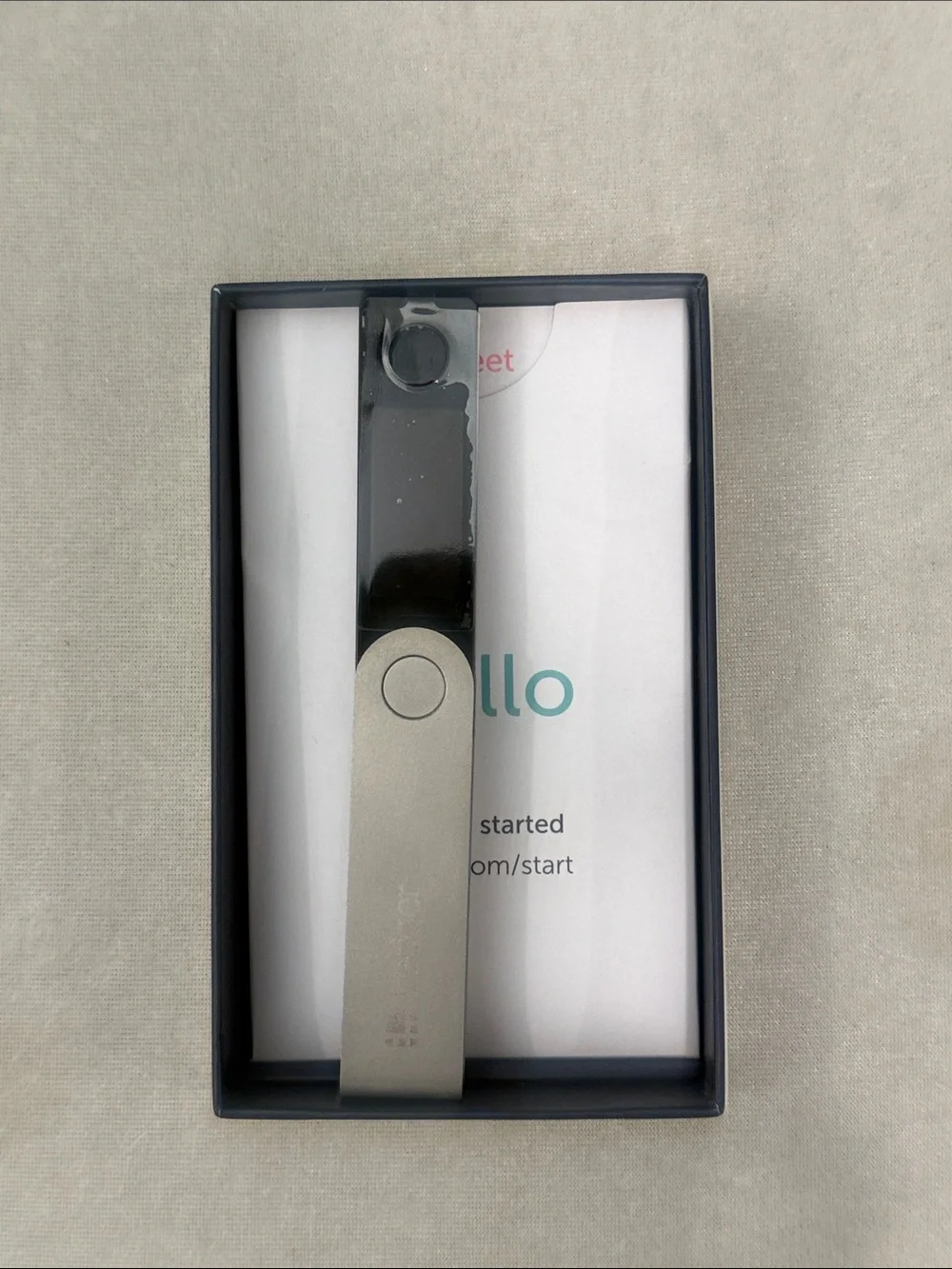 edge Hardware Wallet - Silver Crypto Security Key